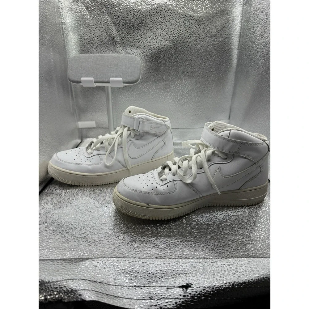 Nike Men's Air Force 1 CW2289-111 White Leather High Top Size 10.5